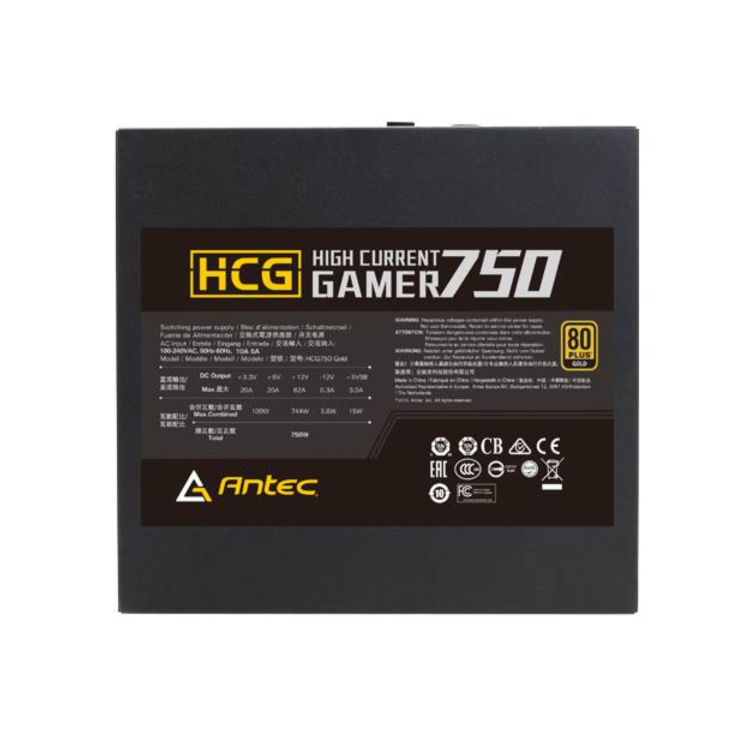 Antec HCG Gold 750W 80 Plus Gold Modular Power Supply