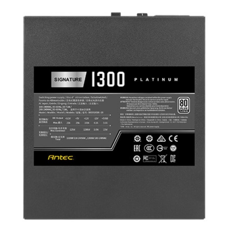 Antec Signature 1300W Fully Modular 80+ Platinum Power Supply
