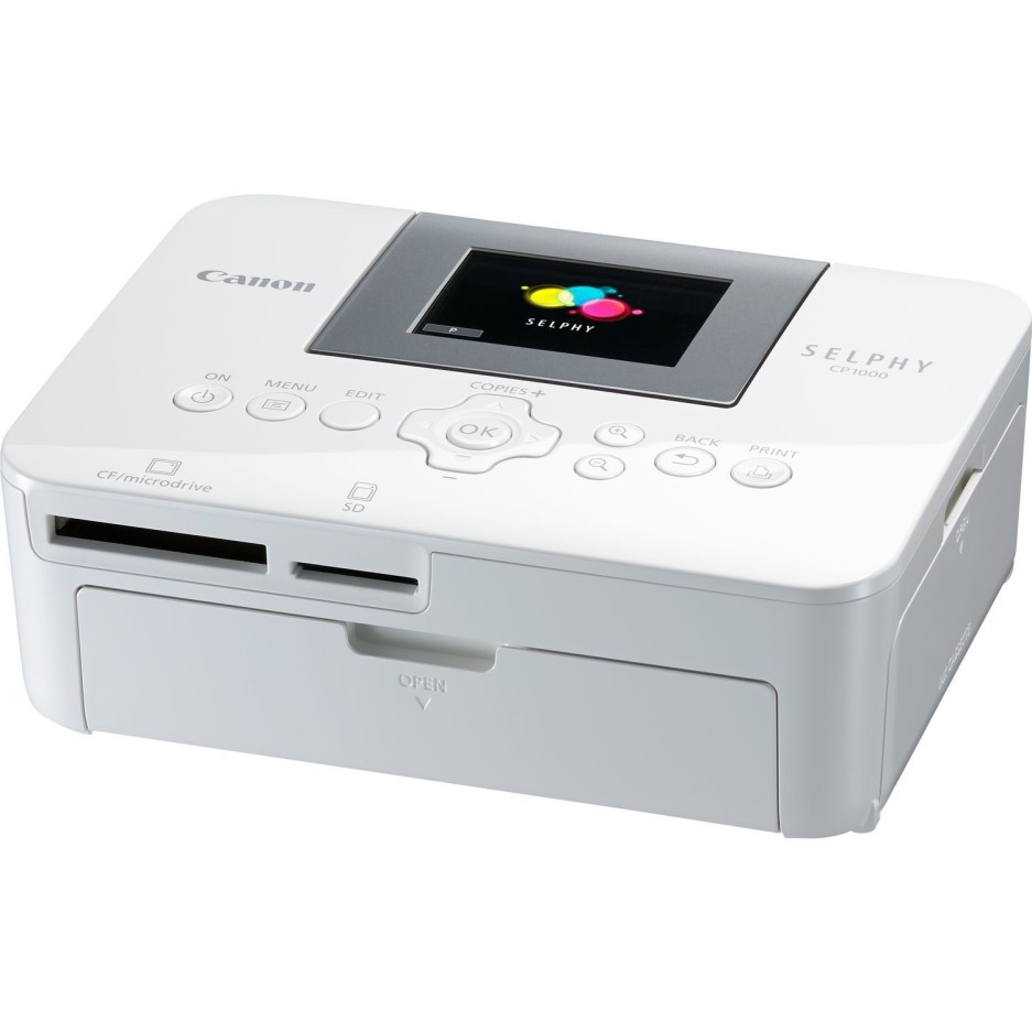 canon selphy cp1000 compact photo printer
