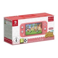 Nintendo Switch Lite Coral + Animal Crossing  &  Online Individual 3 Month Membership. 