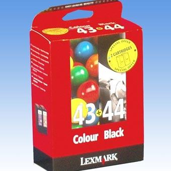 Lexmark Combo Pack #43  #44 - print cartridge