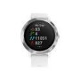 Garmin Vivoactive 3 - Stainless Steel with White Silicone Band