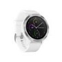 Garmin Vivoactive 3 - Stainless Steel with White Silicone Band