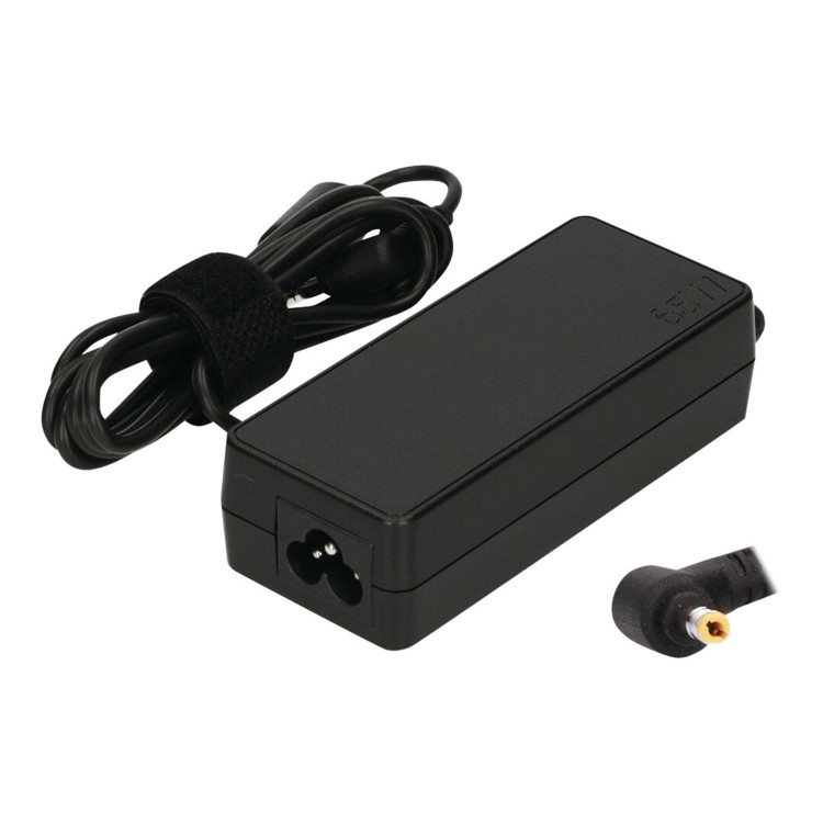 Box Opened Lenovo AC Power Adapter 20V 65W includes power cable