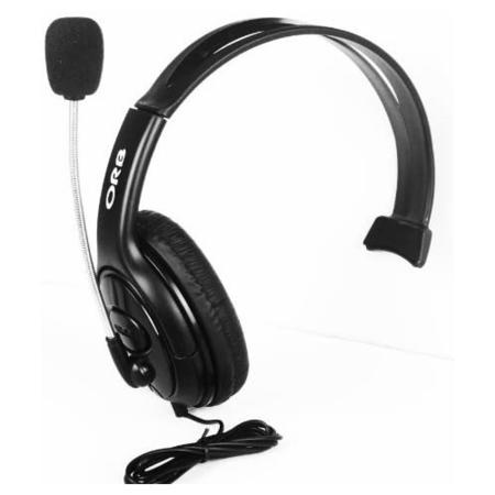 GRADE A1 - ORB Elite Headset - Black with 2.5mm jadapter compatible with Cisco IP phones & Xbox