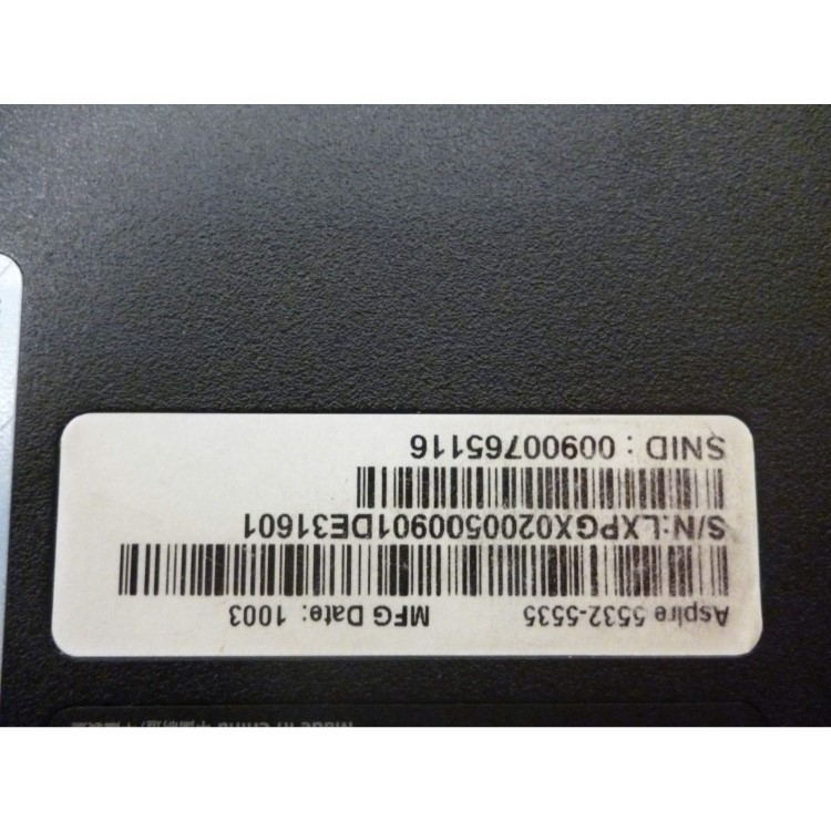 Preowned T2 Acer Aspire 5532 LX.PGX02.005 Laptop in Dark Blue