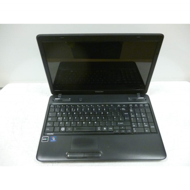 Preowned T2 Toshiba Satellite C650 PSC16E-00E007EN Laptop in Black
