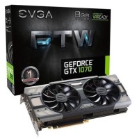 EVGA Gaming GeForce GTX 1070 8GB GDDR5 Graphics Card EVGA Gaming GeForce GTX 1070 8GB GDDR5 Graphics Card