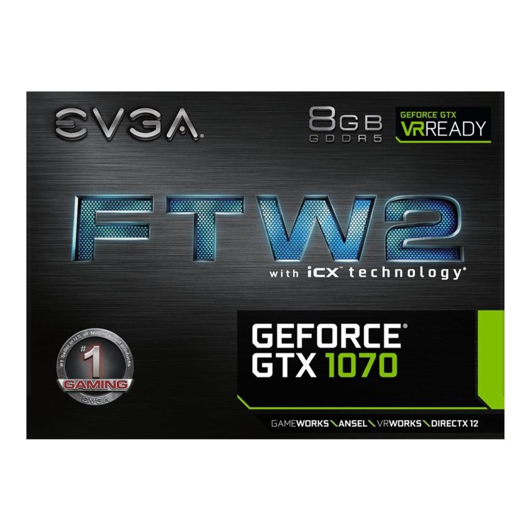 EVGA GeForce GTX 1070 FTW2 8GB Graphics Card