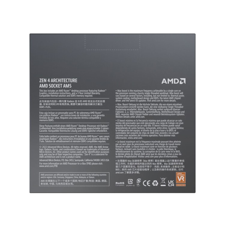 AMD Ryzen 9 7900X 12 Core AM5 Raphael Processor
