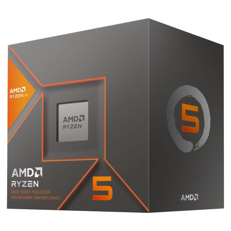 AMD Ryzen 5 8600G 4.35GHz 6 Core AM5 Processor 12 Threads 5.0GHz Boost Radeon Graphics