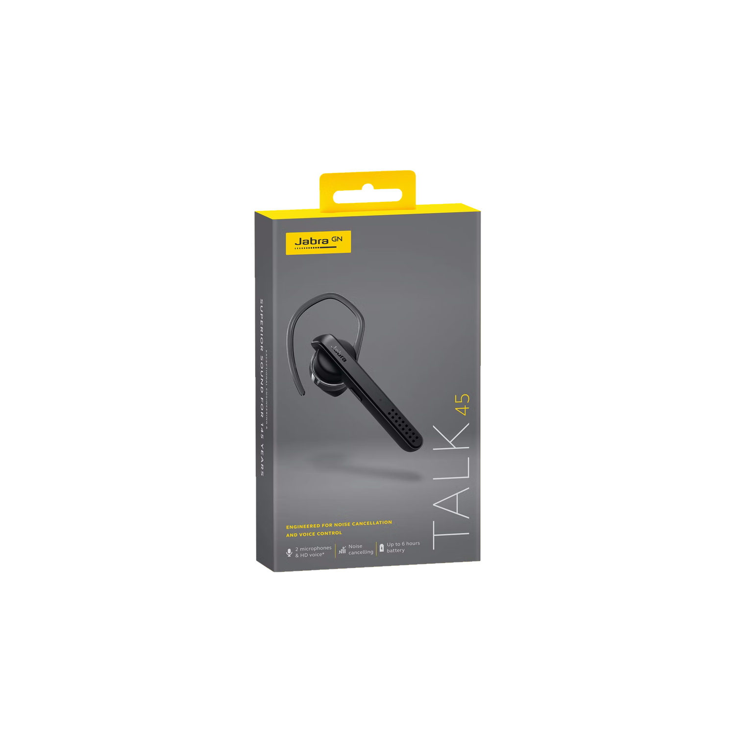 Jabra Talk 45 Black Bluetooth Headset - Laptops Direct
