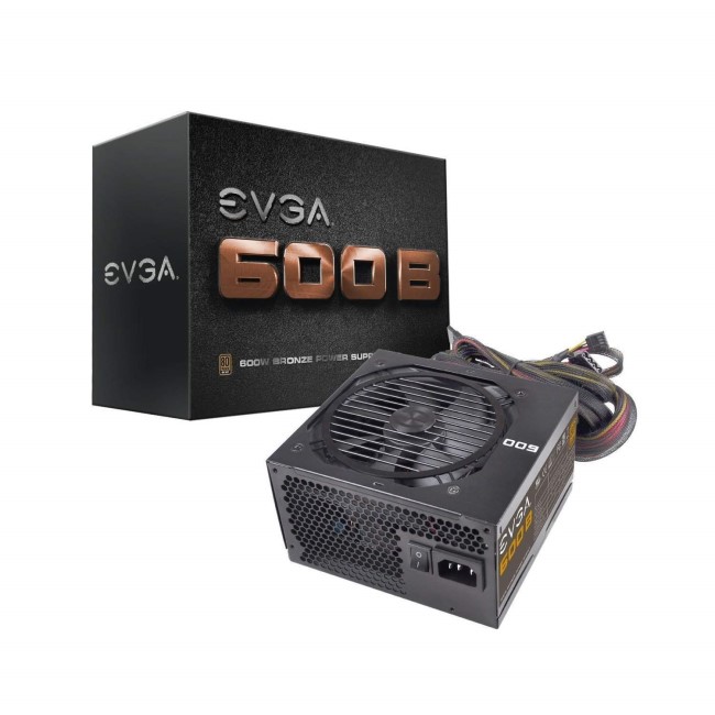 EVGA 600B 600W 80 Plus Bronze Non-Modular Power Supply
