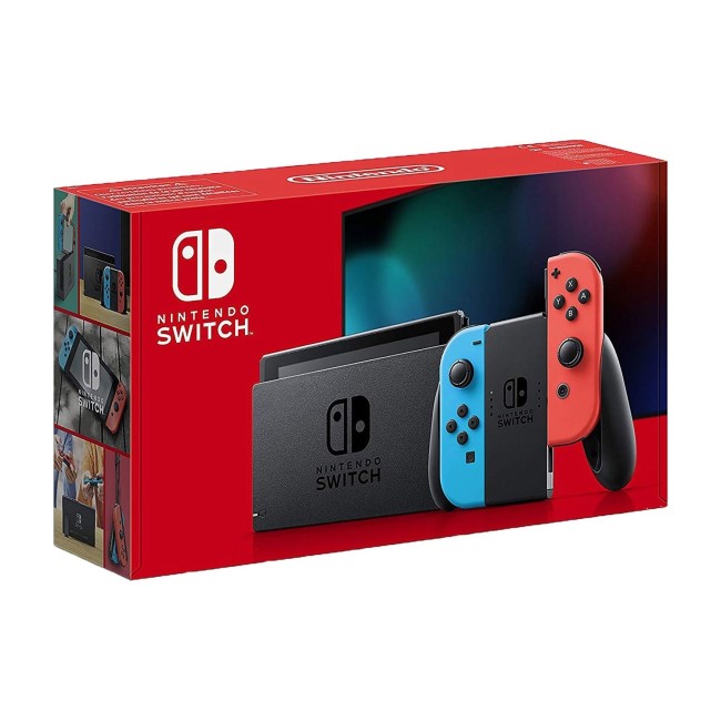 Refurbished Nintendo Switch 1.1 Neon Red/Blue  Console