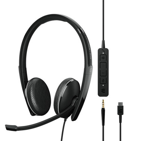 EPOS ADAPT 165T USB-C II Double Sided On-ear Stereo 3.5mm Jack with Microphone Headset