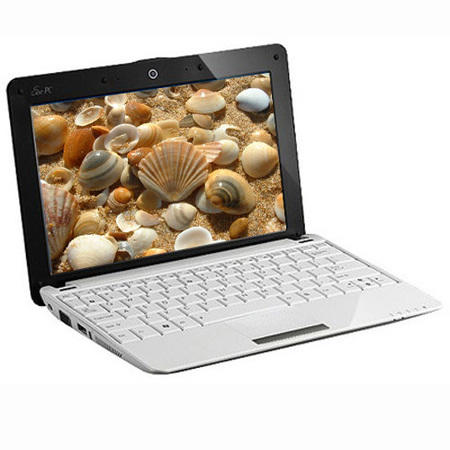 ASUS EeePc 1101HA Seashell Netbook in White - 8 Hour Battery Life