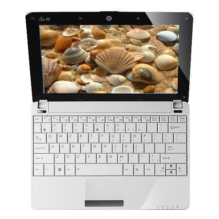 Asus Eee Pc Seashell 1005ha Netbook In White 8 Hours Battery Life Laptops Direct