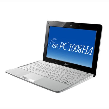 Asus Eee Pc Seashell 1005ha Netbook In White 10 Hour Battery Life Laptops Direct