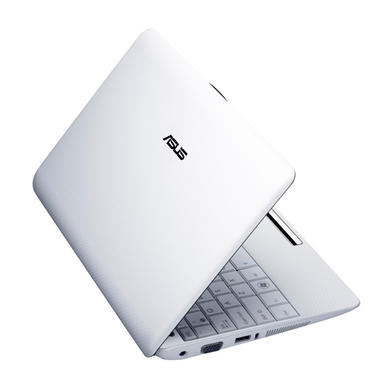 ASUS Eee PC 1001P Seashell Netbook in White