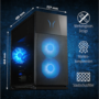 Refurbished Medion ERAZER Hunter X35 AMD Ryzen 7 9800X3D 32GB RAM 2TB SSD RTX 5080 Windows 11 Gaming PC