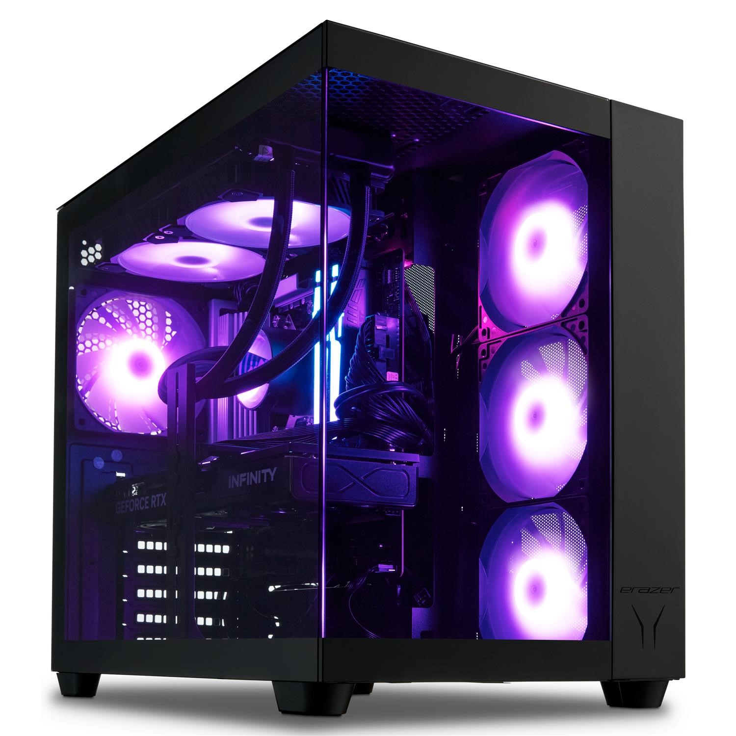 ERAZER Tank X15 AMD Ryzen 7 7800X3D RAM 1TB SSD RTX 5060 Ti Windows 11 Gaming PC