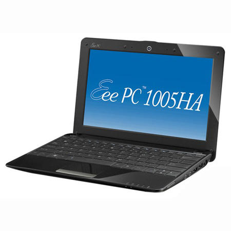 ASUS EeePc 1005HA SeaShell in Black - 10 Hour Battery Life