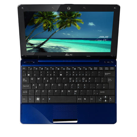 ASUS EeePC 1008HA SeaShell in Blue - 5 Hour Battery Life