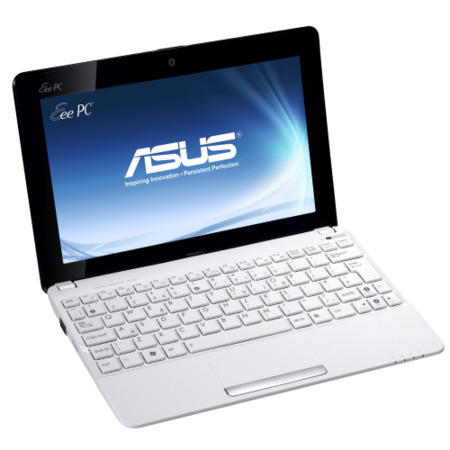 Asus EEE PC 1011PX Dual Core Netbook in White 