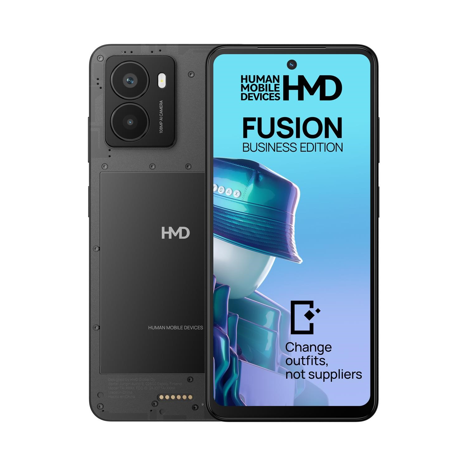 Hmd Fusion Business Edition Noir 6.56 256GB 8GB 5G Unlocked & Sim Free Smartphone Black, Laptops Direct - 101SQ503H040