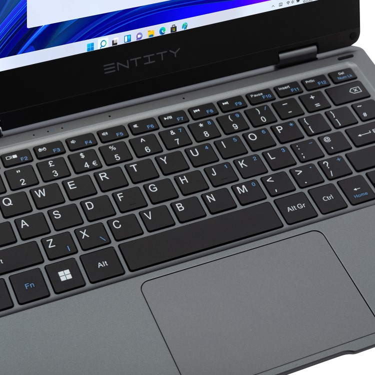 Entity Book Targa Intel Celeron 4GB RAM 128GB SSD 11.6 Inch Windows 11 Touchscreen Laptop