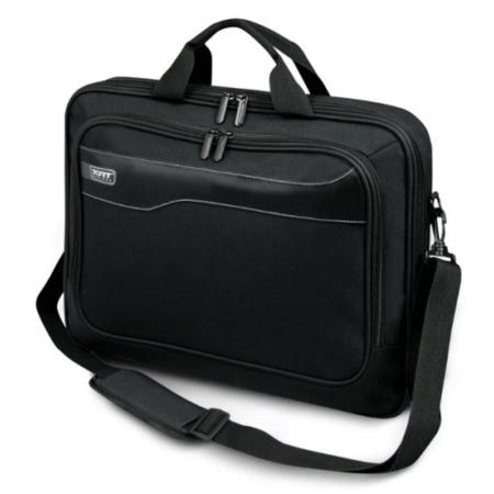 Port Designs Hanoi 17.3" Laptop Clamshell Bag in Black