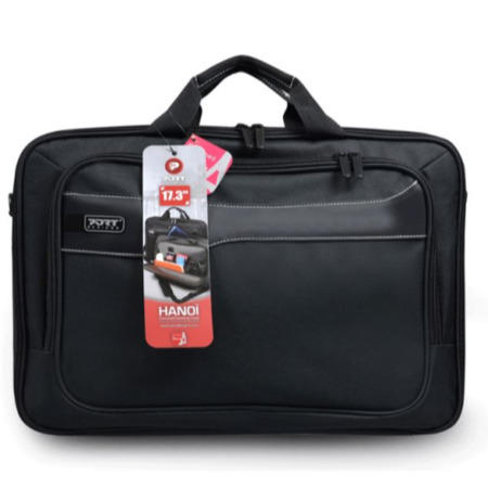 Port Designs Hanoi 17.3" Laptop Clamshell Bag in Black