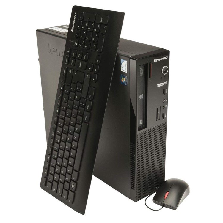 GRADE A1 - As new but box opened - Lenovo E73 SFF Pentium G3240 3.4GHz 4GB 500GB DVDRW Windows 7/8 Professional Desktop