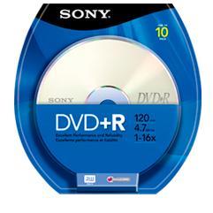 DVD+R  16X  Spindle 10 Pack