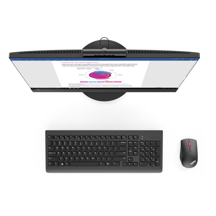 Lenovo V530-22ICB Core i5-9400T 8GB 1TB HDD 21.5 Inch FHD TouchScreen Windows 10 Pro All-in-One PC