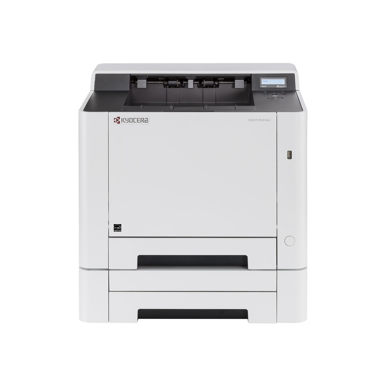Kyocera ECOsys P5021CDW A4 Colour Laser Printer - Laptops Direct