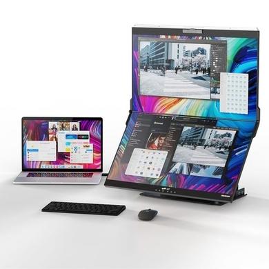 Mobile Pixels Geminos Dual 23.8" IPS QHD Portable USB-C Monitor