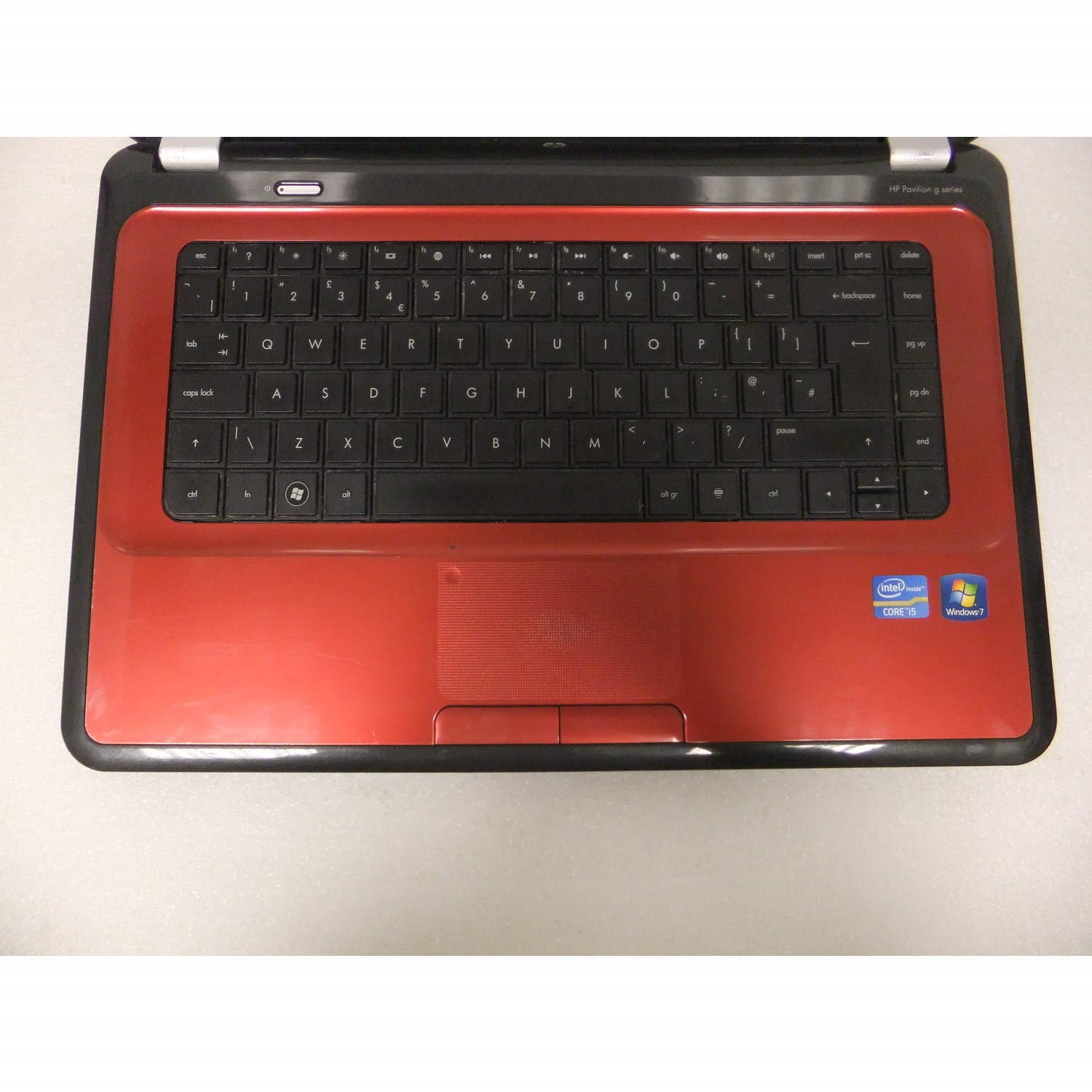 Pre-Owned Grade T3 HP Pavilion g6 Red/Black Intel Core i5 2430M GHz 6GB 750  GB 15.6in Windows 7 Home Premium 64-Bit DVD-RW Laptop 30days