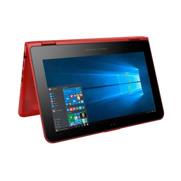 Hewlett Packard A1 Refurbished HP 11-K102NA Intel Celeron N3050 4GB 500GB 11.6" Touchscreen Windows 10 RED Laptop 
