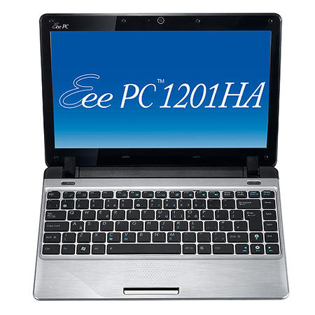 ASUS Eee PC 1201HA Seashell Netbook in Silver