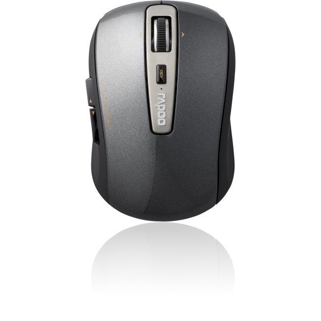Rapoo 3920P Wireless Laser  Mini Mouse in Black