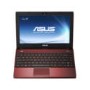 Asus EeePC 1225B Windows 7 Netbook in Red 