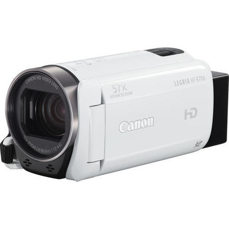 Canon Legria HF R706 White Camcorder Kit inc 16GB SD Card & Case