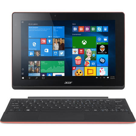 Refurbished Acer Aspire Switch Intel Atom Z3735F 2GB 32GB 10.1 Inch Touchscreen 2 in 1 Windows 10  Laptop in Red
