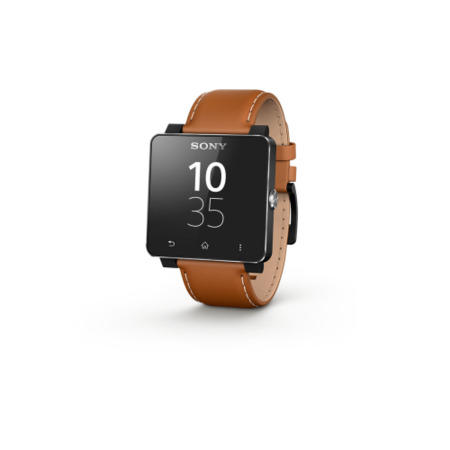 Sony SE20 SmartWatch Wristband Light Brown Leather Laptops