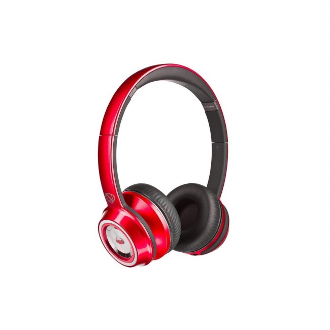 Monster NTune Candy Red On-Ear Headphones