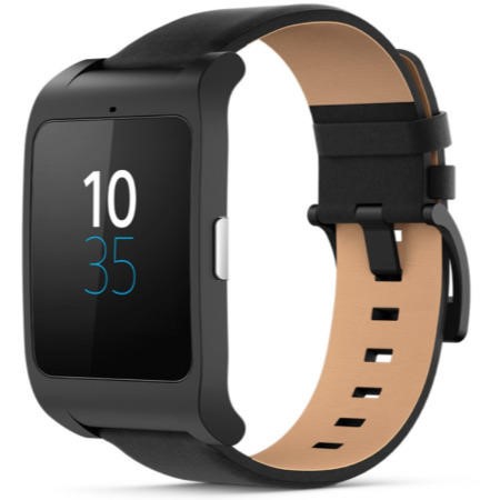 Sony SWR50 SmartWatch Black Black Leather Laptops Direct