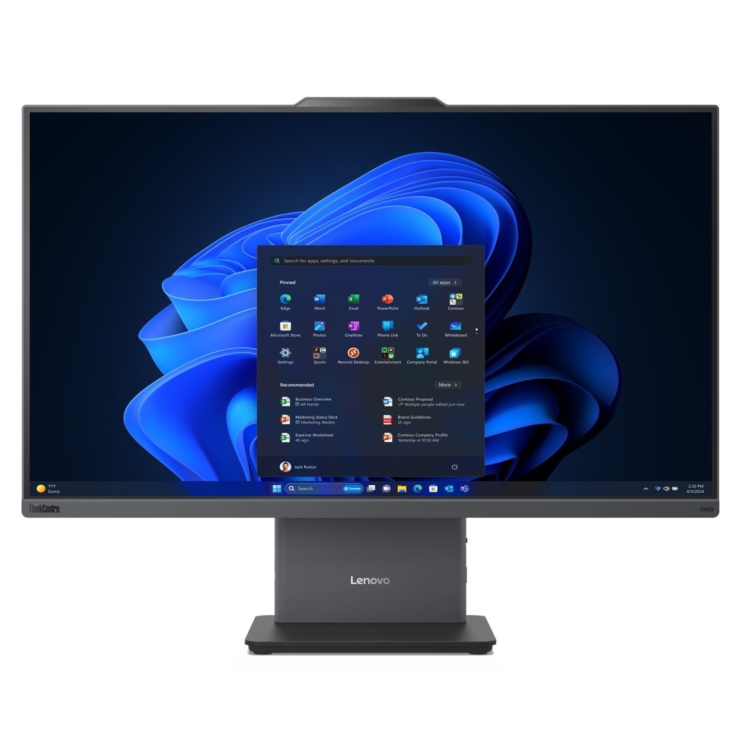 ThinkCentre neo Intel Core i5 13420H RAM 512GB SSD 27 Inch Windows 11 Pro All One PC
