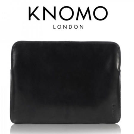 Knomo Designer Leather Sleeve fits 13.3" Ultrabooks -14-062-BLK