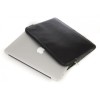 Knomo Designer Leather Sleeve fits 13.3&quot; Ultrabooks -14-062-BLK
